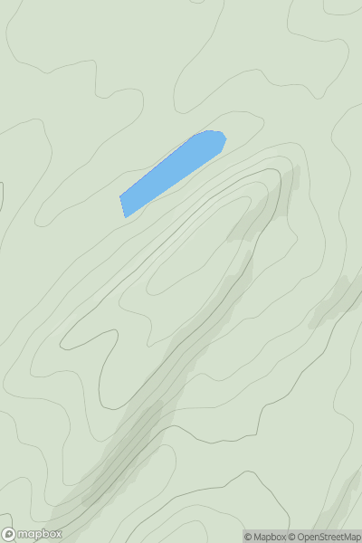 Thumbnail image for Barr Mor [Loch Linnhe to Loch Etive] [NM940441] showing contour plot for surrounding peak